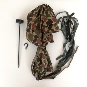 TreeStand Umbrella Portable Hunting Camo Mount Rod Weather Resistant Cover